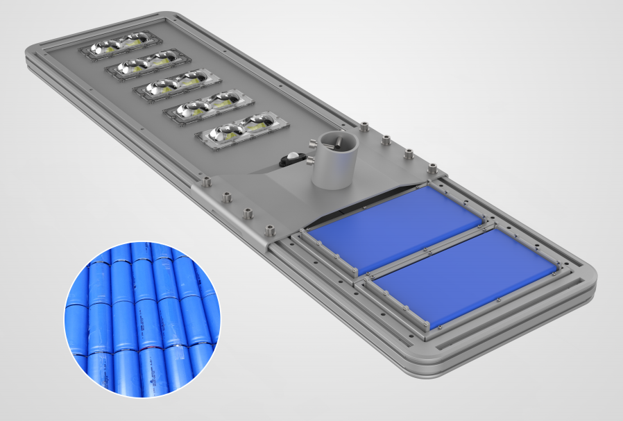 Automatic mode of solar street light