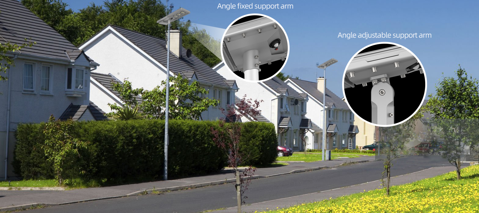 solar panel street light