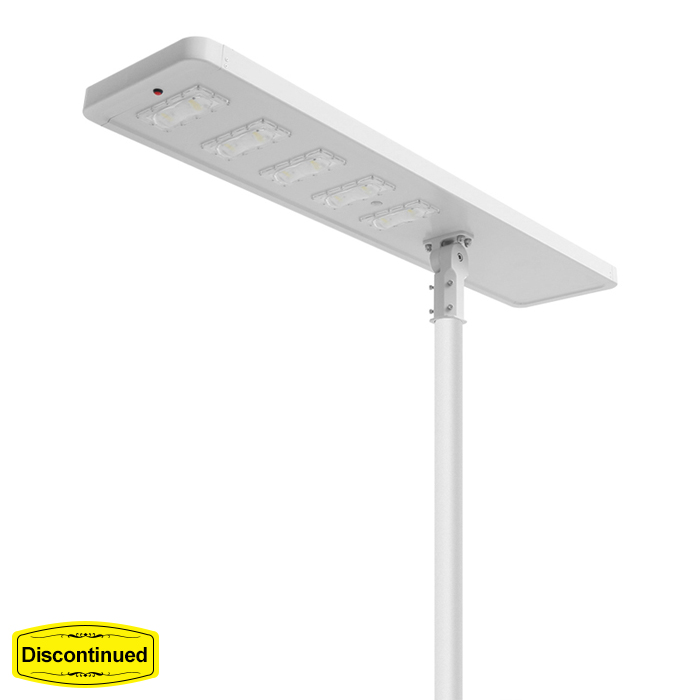 High lumen 80w 11000 lm all in one solar street light for 2 lanes