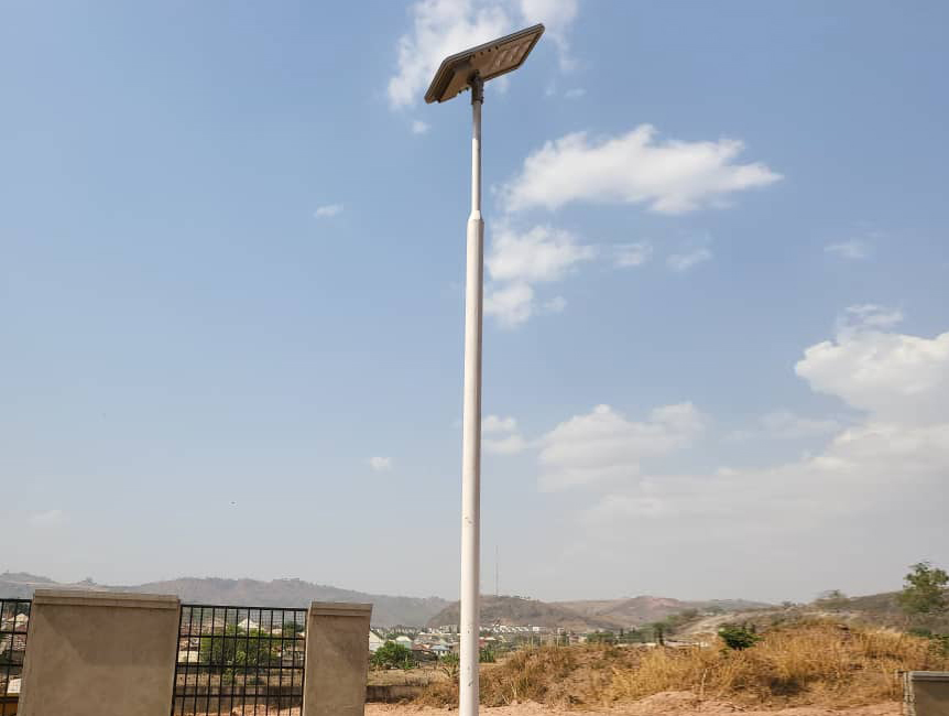 Solway 5.5-Meter ASP PLUS-3E All-in-One Solar Street Light Project in Nigeria