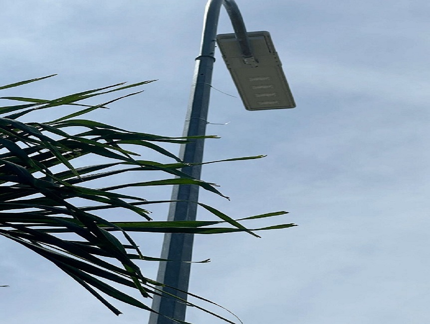 Solway Solar Panel 8-meter Height Solar Street Lamp Project Case