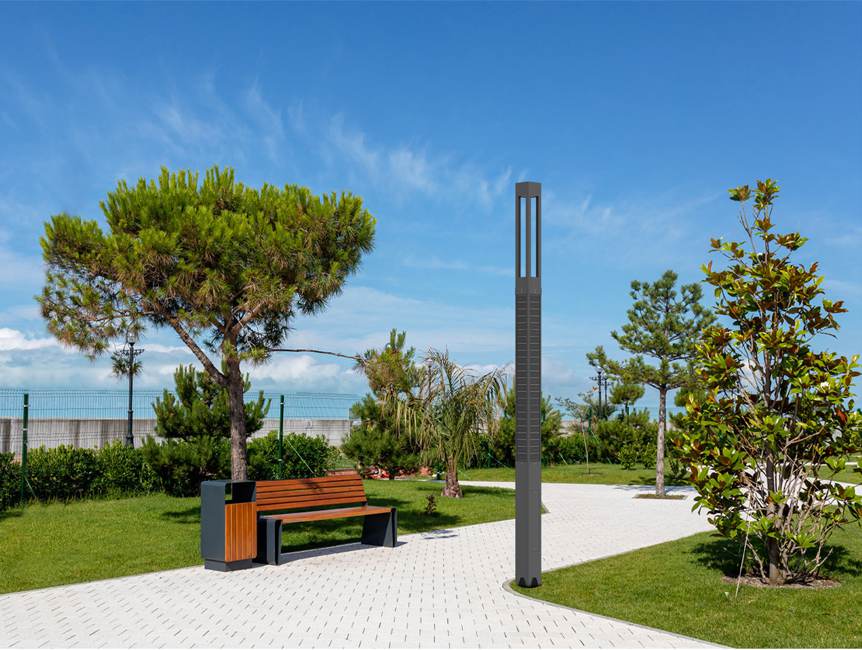 ISPL-PA Vertical Solar PV poles project case