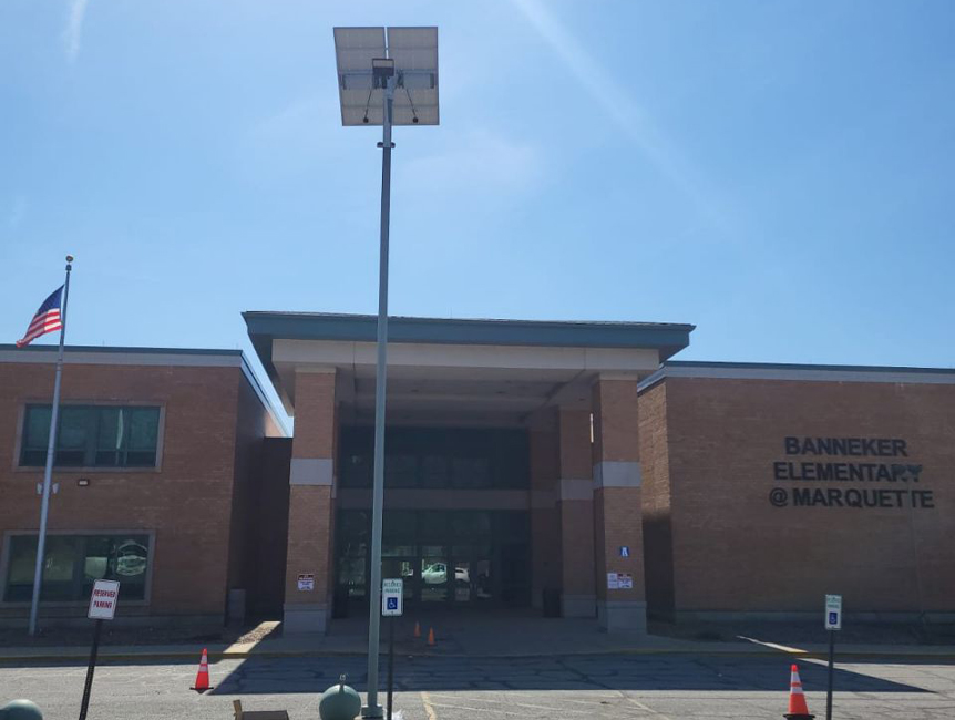 Solway Sonic series solar parking lot project case in America