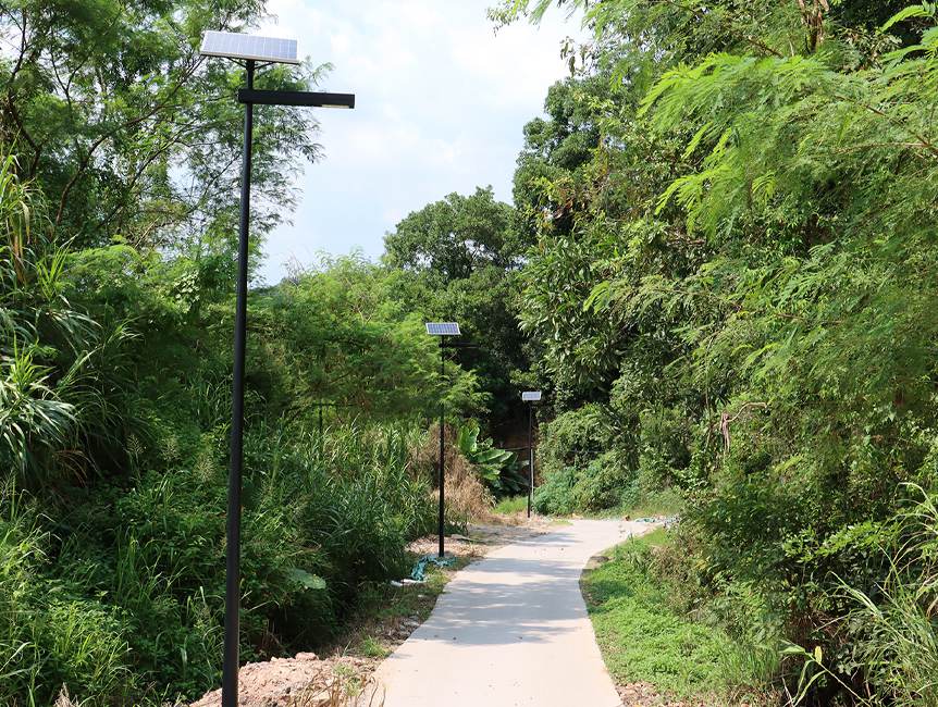 MX series integrated solar led street light Case