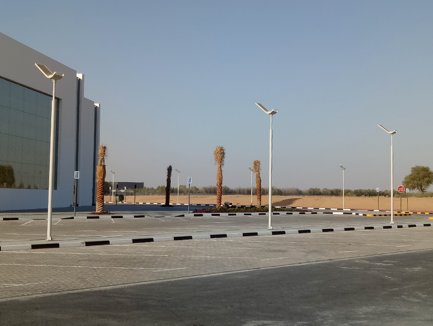 BATMAN series all in one solar street light project case