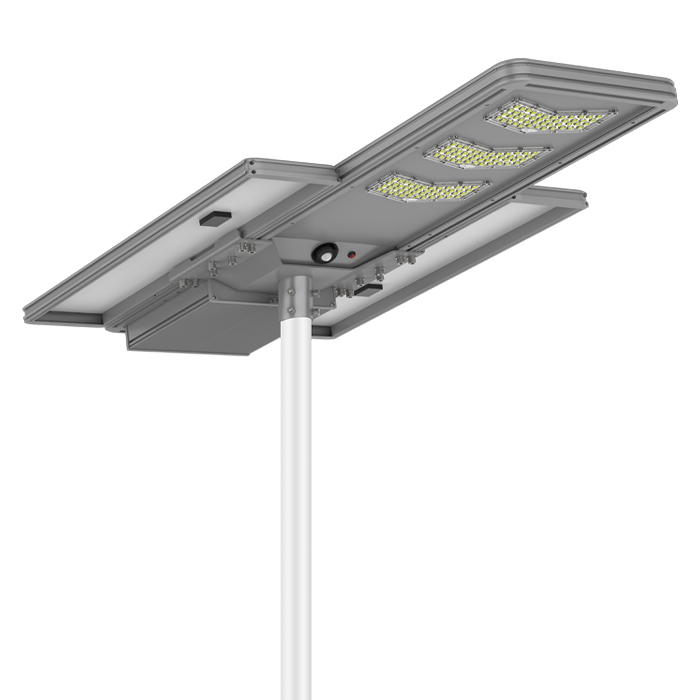High lumen 180W 20000lm all in one solar street light with 60m/s Wind resistance test report