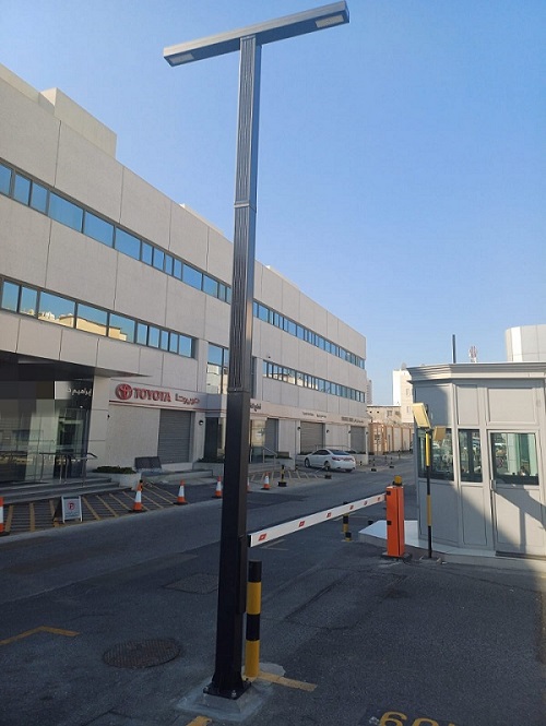 The Solway GW Dual-Handed Integrated Solar Street Lamp Pole Project Case