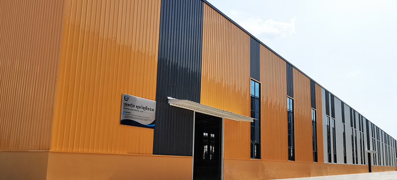 Cambodia factory exterior