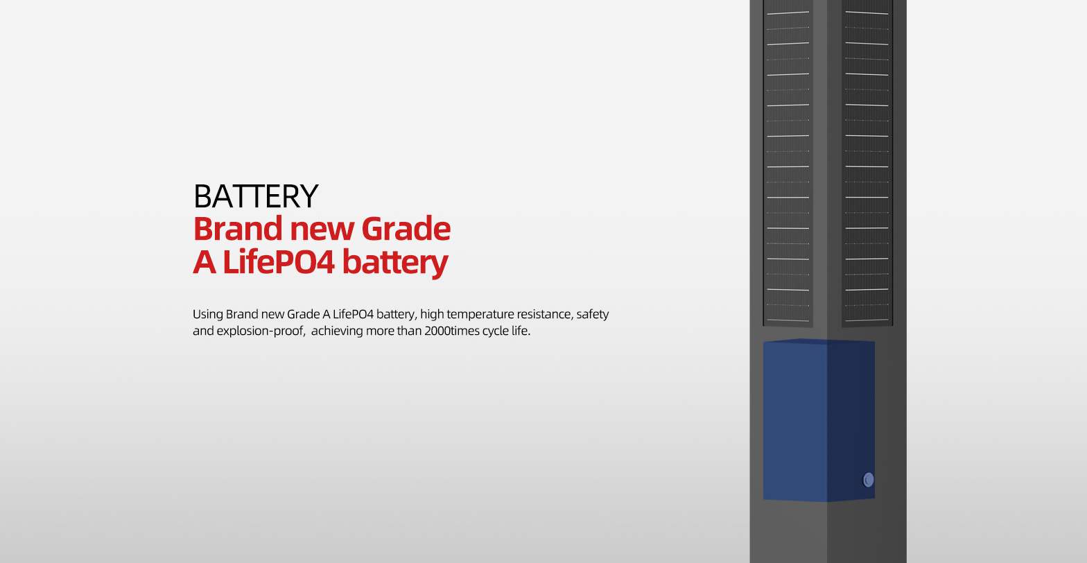 ISPL-BD Series Outdoor LED Solar Powered Bollard Garden Light Commercial(图2)