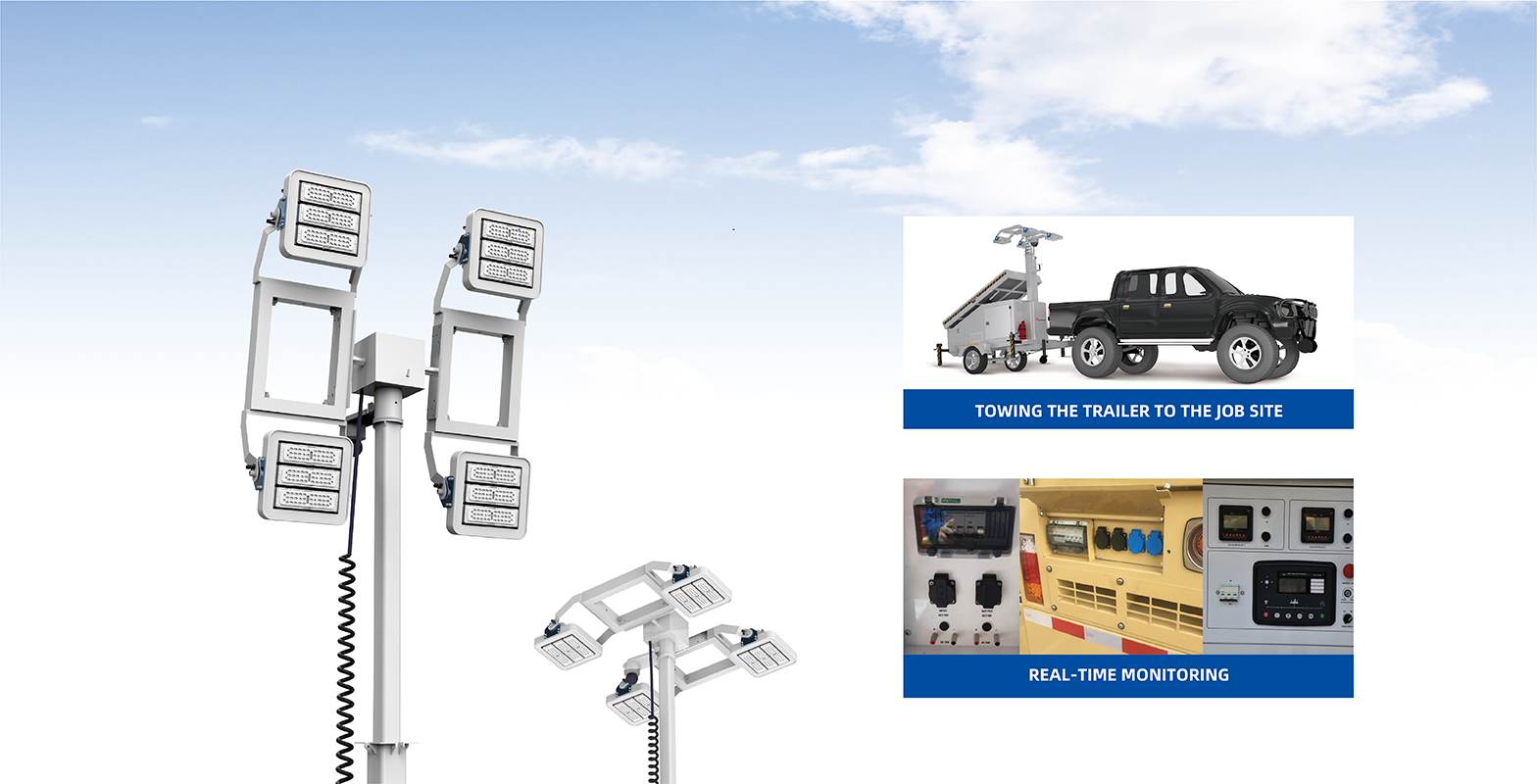 Solar Powered Lighting Tower Solar Powered Lighting Tower