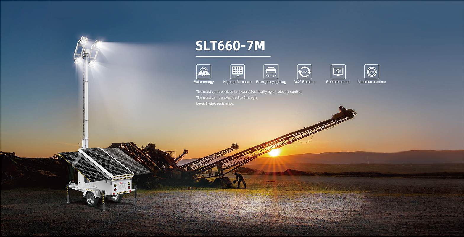 Solar Powered Lighting Tower Solar Powered Lighting Tower