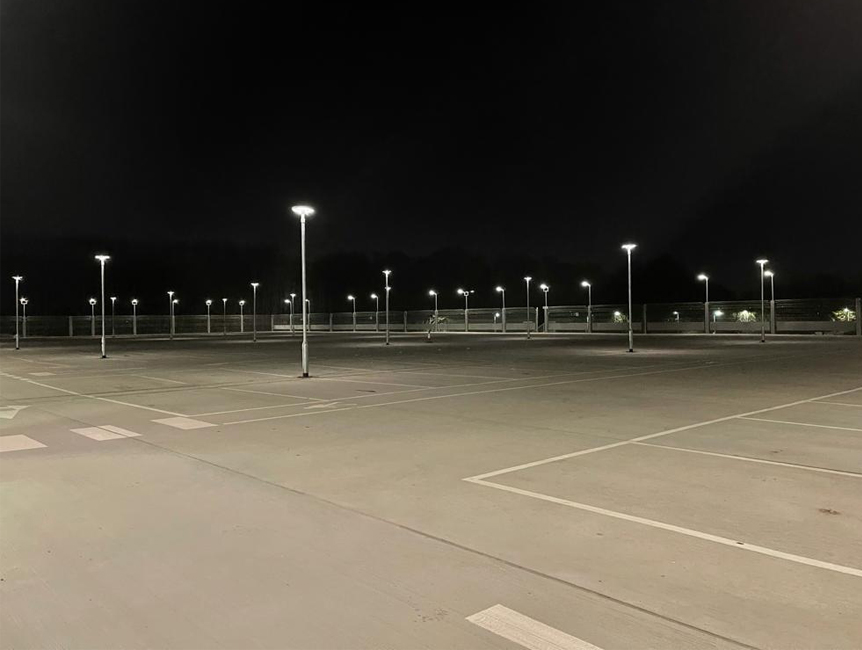 BST Series solar garden light project case