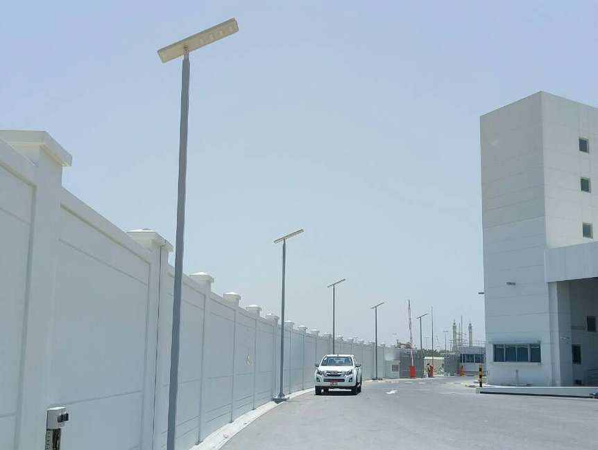 Solway All in one solar street lighting solution for office building project in Middle East