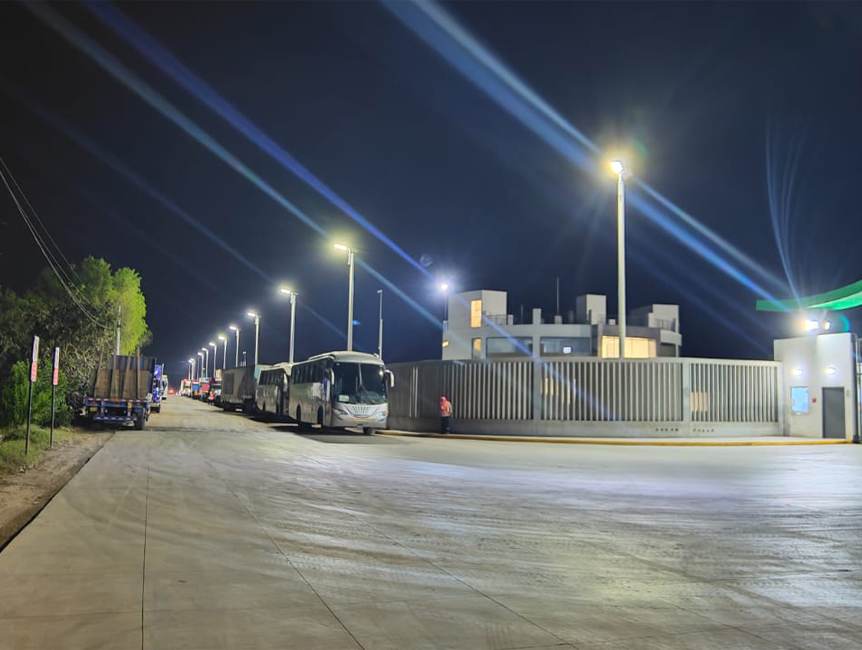 Solar Street Lighting for Mining site road | Solway AC Plus 20 Series - Peru
