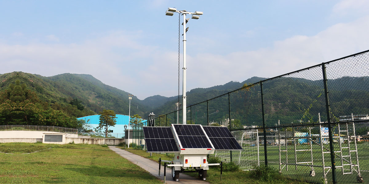 Solar light tower : a new choice for green lighting