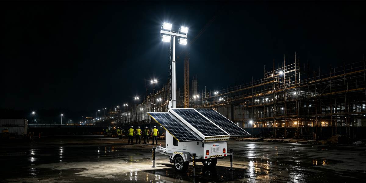 Full-Range Certified Solar Lighting Solutions | Solway Empowers Global Low-Carbon Municipal & Commercial Projects(图3) Solar-light-tower.jpg