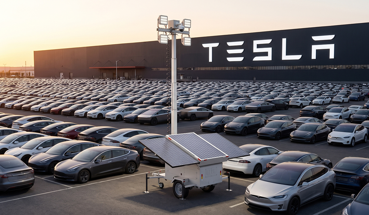 Mobile Solar Light & Surveillance Trailer