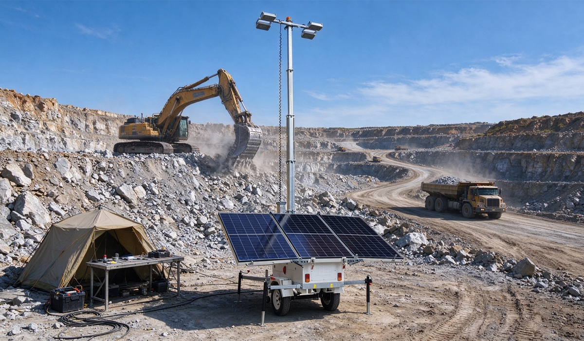 Mobile Solar Surveillance Trailer