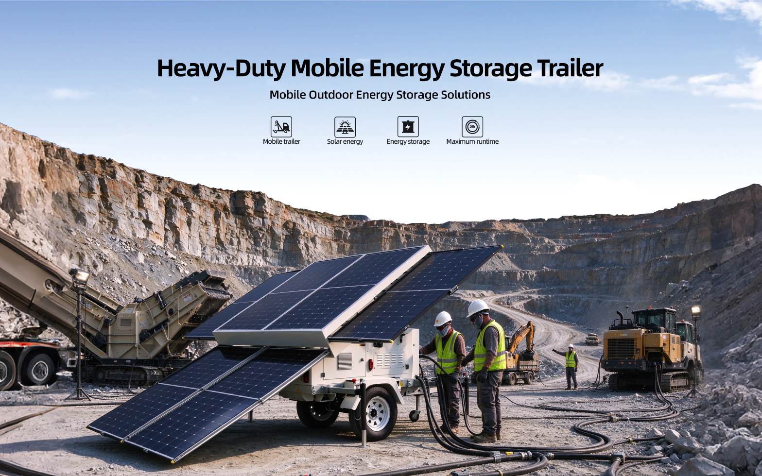 mobile energy trailer for construction mobile energy trailer for construction